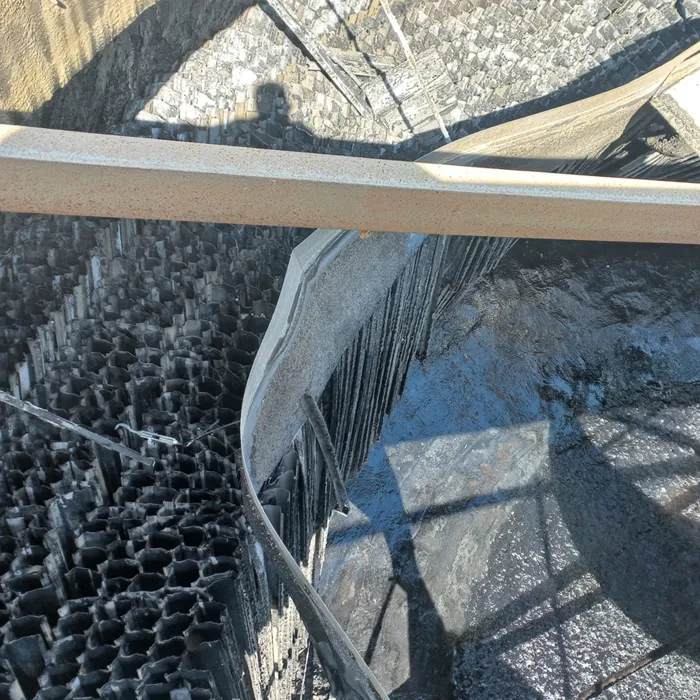 Faulty Tube settler Lamella 3